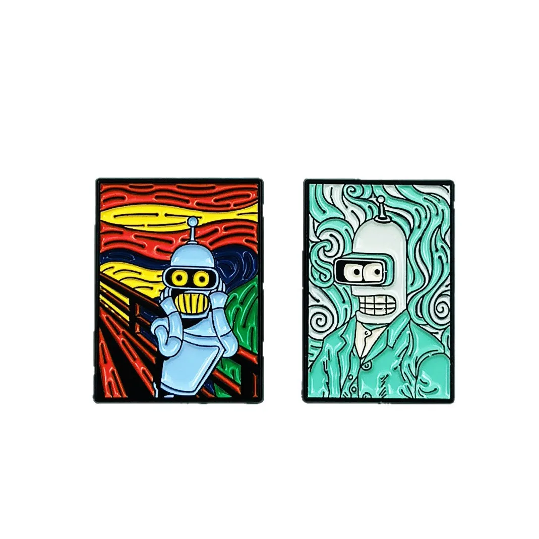 American Comedy Comics Enamel Pins Cartoon Animated Films Metal Brooches Lapel Badge Backpack Accessories Gift for Kids Friends
American Comedy Comics Enamel Pins Cartoon Animated Films Metal Brooches Lapel Badge Backpack Accessories Gift for Kids Friends