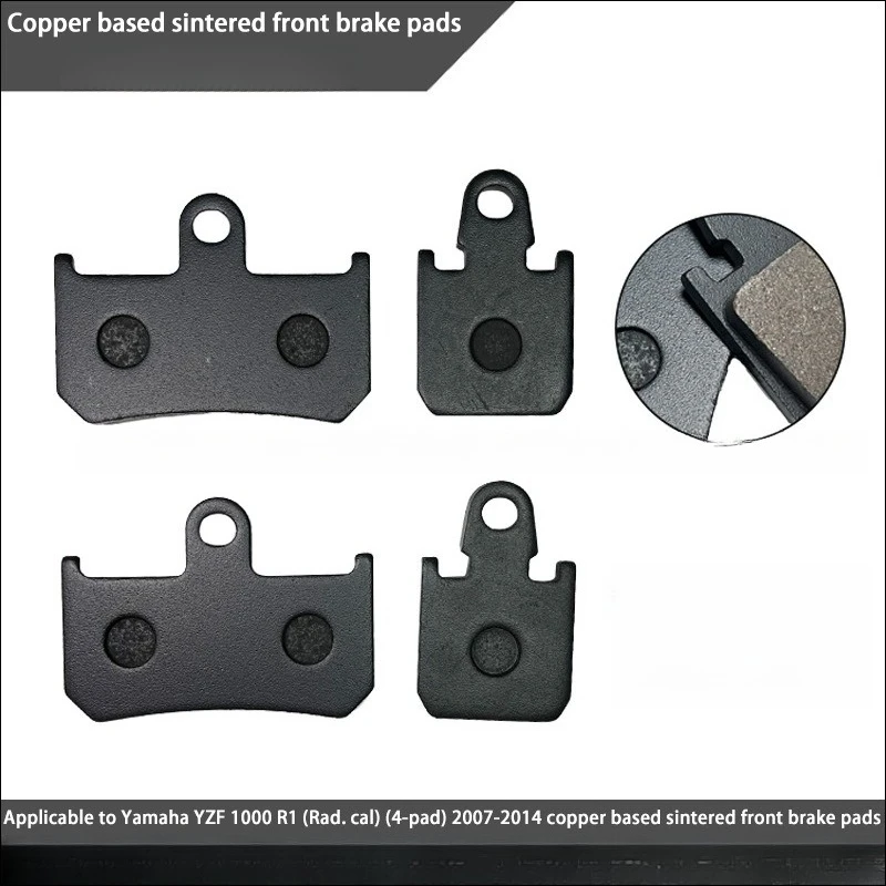 For Yamaha YZF 1000 R1 MT-01 1700 V-Max Copper Based Sintered Front Brake Pads
For Yamaha YZF 1000 R1 MT-01 1700 V-Max Copper Based Sintered Front Brake Pads