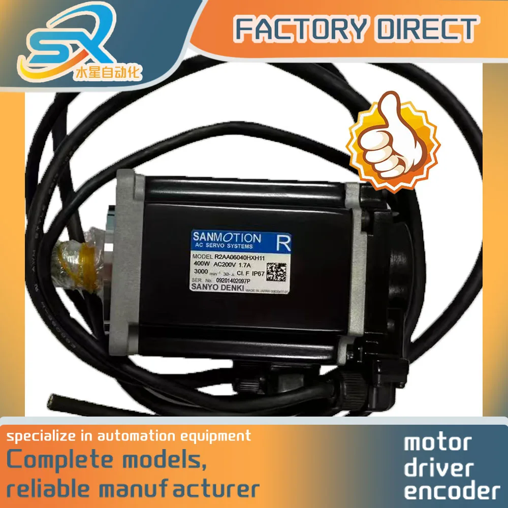 Sanyo R2AA06040HXH11 AC Servo Motor 400W High Performance Works Well for Industrial Use
Sanyo R2AA06040HXH11 AC Servo Motor 400W High Performance Works Well for Industrial Use