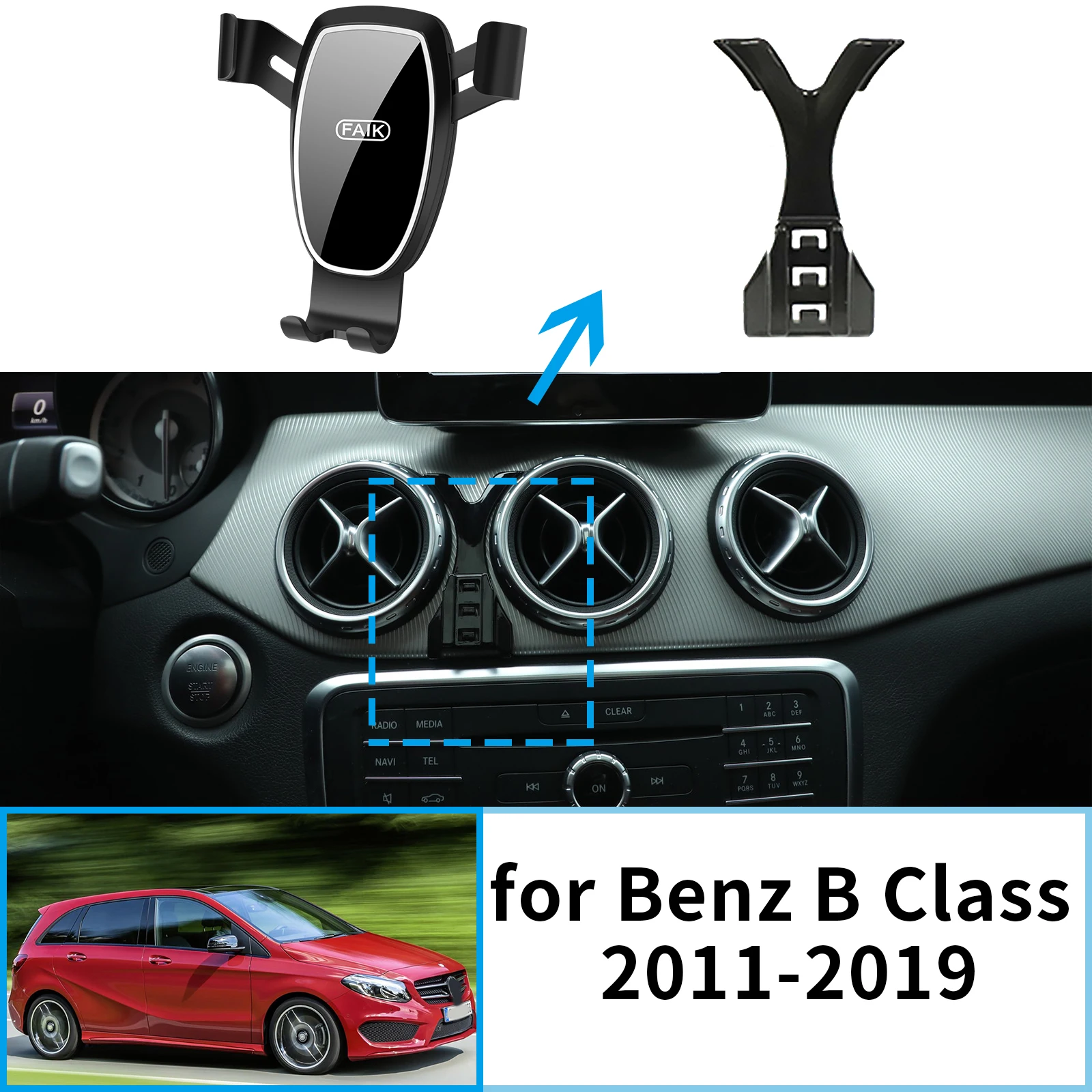 Car Mobile Phone Holder for Mercedes Benz B Class W246 GLA CLA 2011~2019 GPS Bracket Accessories Navigation Stand Auto
Car Mobile Phone Holder for Mercedes Benz B Class W246 GLA CLA 2011~2019 GPS Bracket Accessories Navigation Stand Auto