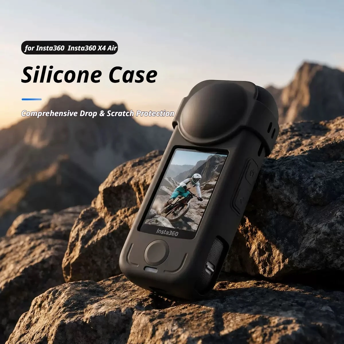Full Body Protective Case For Insta360 X4 Air Portable Shockproof Dustproof Silicone Cover Anti-Scratch With Lens Cap
Full Body Protective Case For Insta360 X4 Air Portable Shockproof Dustproof Silicone Cover Anti-Scratch With Lens Cap