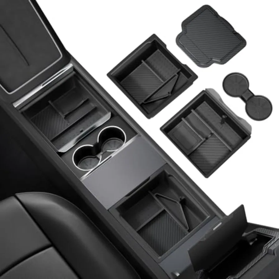 Center Console Organizer for Tesla Model Y Juniper 2025-2026 Premium and Performance,Model 3 Highland 2024-2026 All Trims [Dual
Center Console Organizer for Tesla Model Y Juniper 2025-2026 Premium and Performance,Model 3 Highland 2024-2026 All Trims [Dual