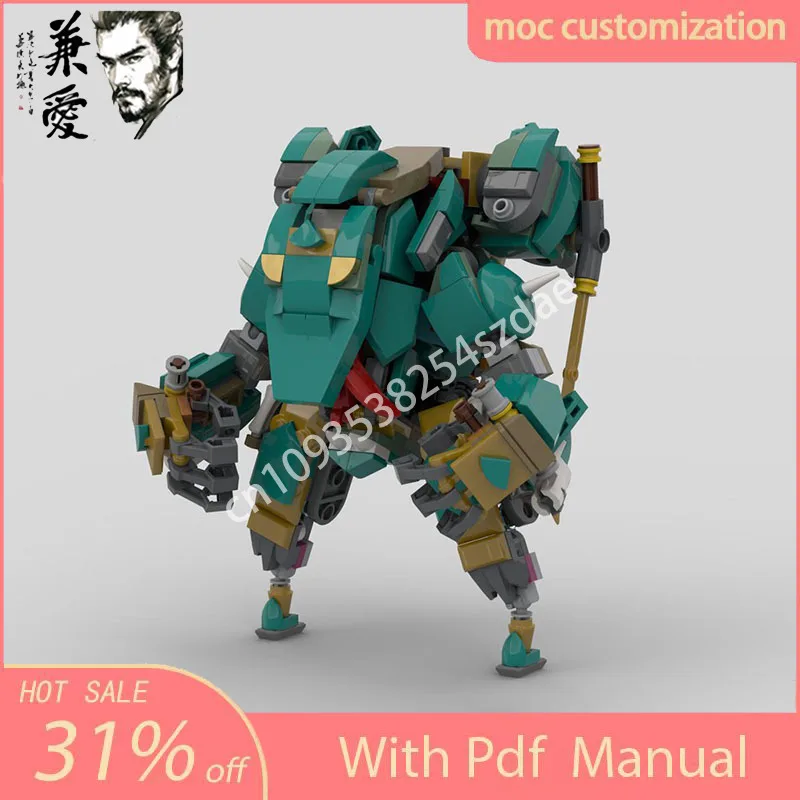 393 шт. MOC робот-воин, милый мини-меха, украшение, модель, строительный блок, креативная сборка, детский строительный блок, игрушки на день рождения, подарок
393 шт. MOC робот-воин, милый мини-меха, украшение, модель, строительный блок, креативная сборка, детский строительный блок, игрушки на день рождения, подарок