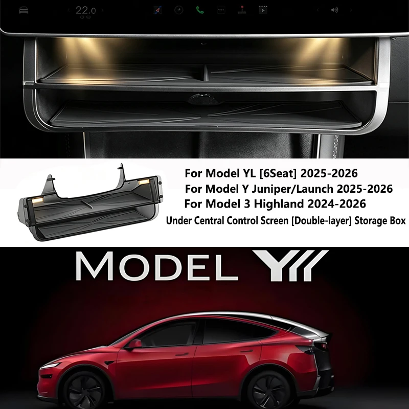 Under Screen Storage Box For Tesla 2024-2026 Model 3/Y/YL Juniper Central Control Hidden Storage Organizer Tray Accessories
Under Screen Storage Box For Tesla 2024-2026 Model 3/Y/YL Juniper Central Control Hidden Storage Organizer Tray Accessories