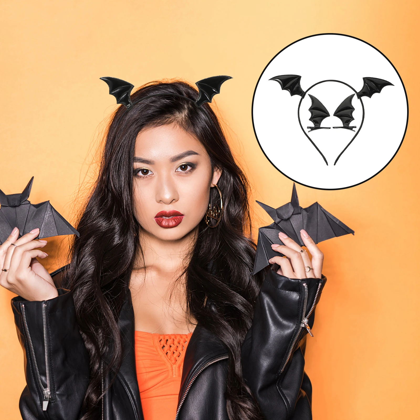 1 set 1 Set Bat Wing Headband With Clips Halloween Party Costume Accessory Women Cosplay Masquerade Decor Trendy Fashion Unique
1 set 1 Set Bat Wing Headband With Clips Halloween Party Costume Accessory Women Cosplay Masquerade Decor Trendy Fashion Unique