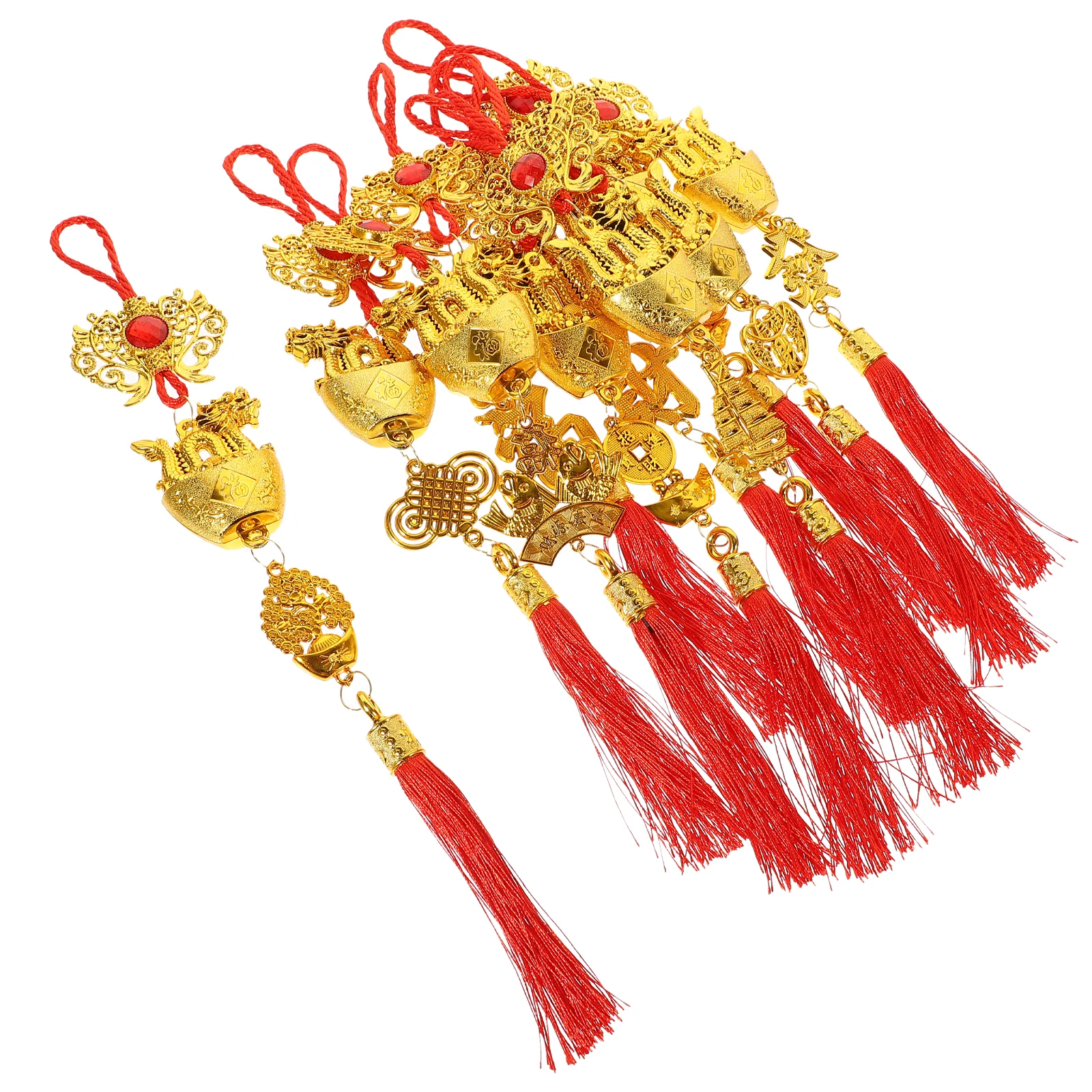 10pcs New Year Dragon Pendant 2024 Decorations Chinese Style Small Bonsai Tassel Pendant Hanging Ornaments For Home Wall Door
10pcs New Year Dragon Pendant 2024 Decorations Chinese Style Small Bonsai Tassel Pendant Hanging Ornaments For Home Wall Door