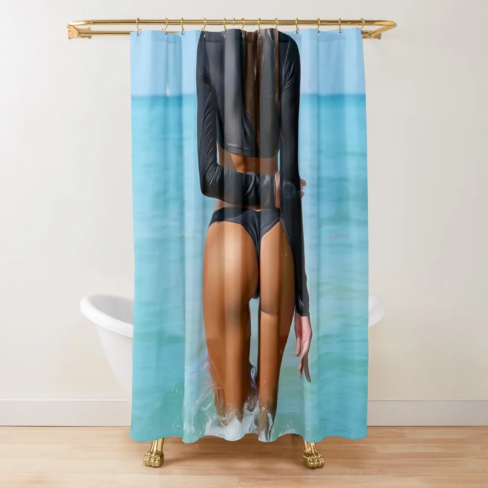 Beautiful Woman at the Beach Shower Curtain Elegant Bathroom In The Bathroom Accessories For Shower And Services Window Curtain
Beautiful Woman at the Beach Shower Curtain Elegant Bathroom In The Bathroom Accessories For Shower And Services Window Curtain