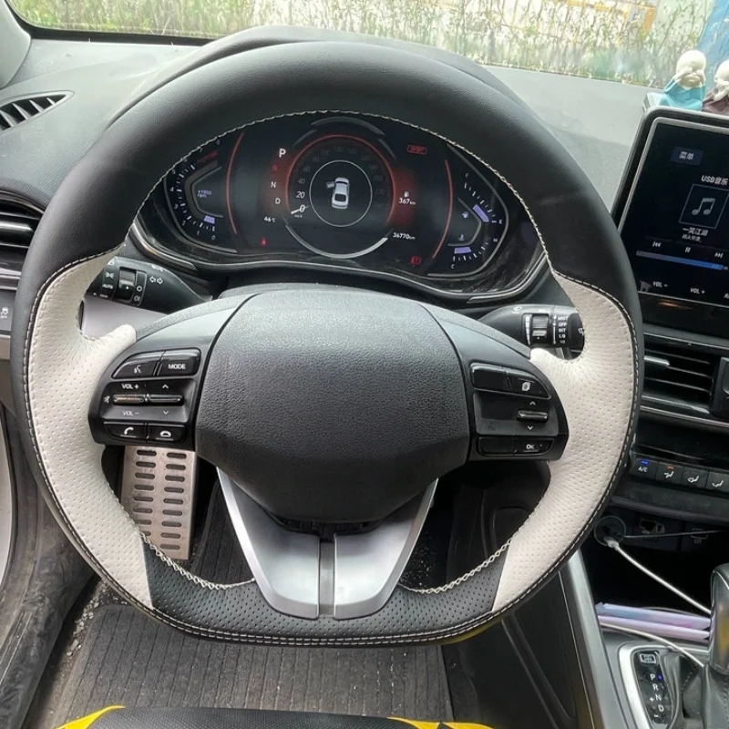 Hand-Sewn Custom Car Steering Wheel Dong Tu Sheng Da Ming Tu IX235L Fiesta Elantra Accessories For Hyundai Motor Yueling
Hand-Sewn Custom Car Steering Wheel Dong Tu Sheng Da Ming Tu IX235L Fiesta Elantra Accessories For Hyundai Motor Yueling