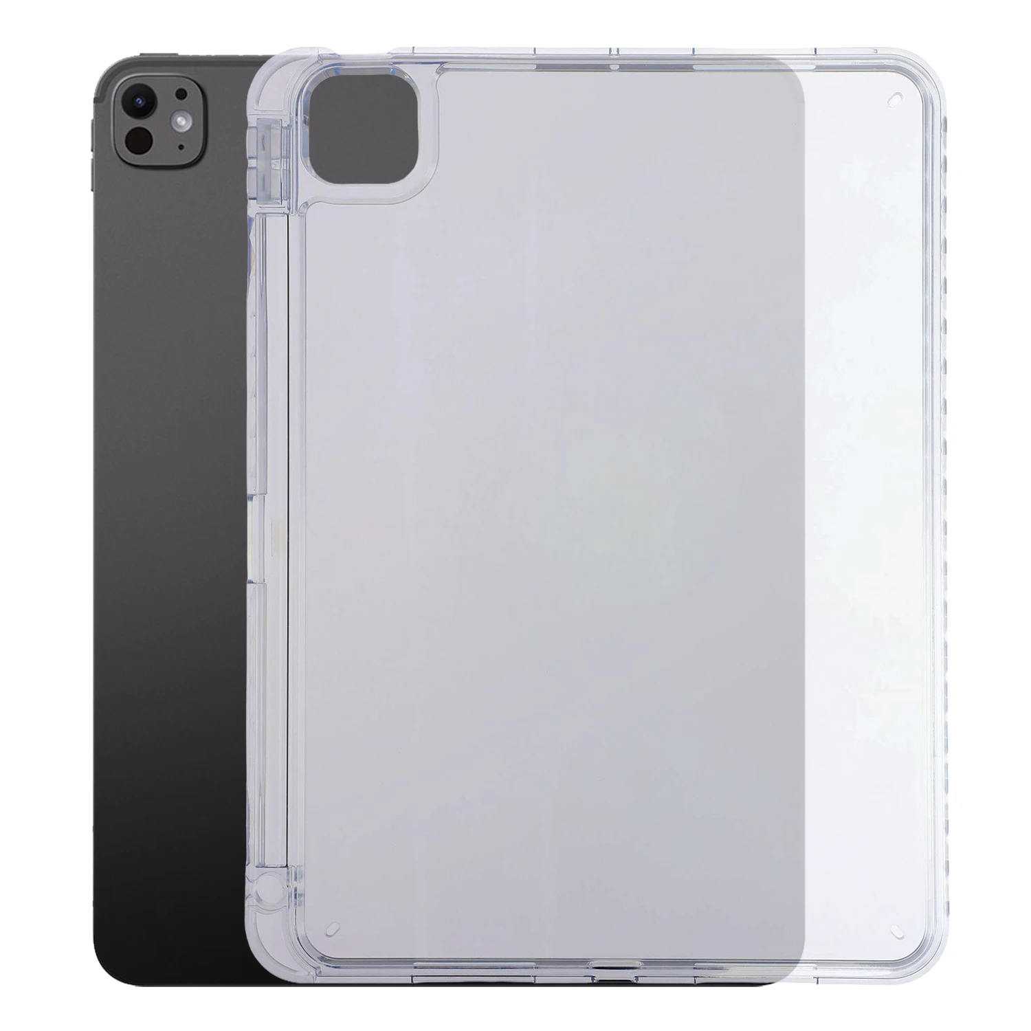 Tablet Case for iPad Pro 13 (2025) / (2024) Clear Crystal Cover with Pencil Slot Shockproof TPC + PC Shell - Transparent
Tablet Case for iPad Pro 13 (2025) / (2024) Clear Crystal Cover with Pencil Slot Shockproof TPC + PC Shell - Transparent