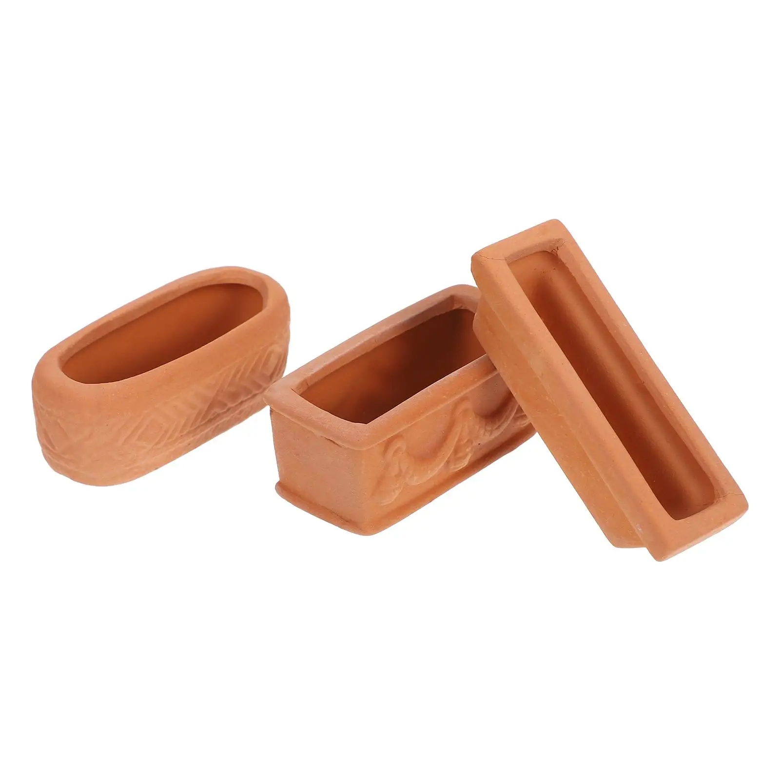 3 Pcs Miniature Flower Pot Clay Pots Ceramic Red Pottery Flowerpot Terracotta Tiny Succulent DIY Decoration
3 Pcs Miniature Flower Pot Clay Pots Ceramic Red Pottery Flowerpot Terracotta Tiny Succulent DIY Decoration