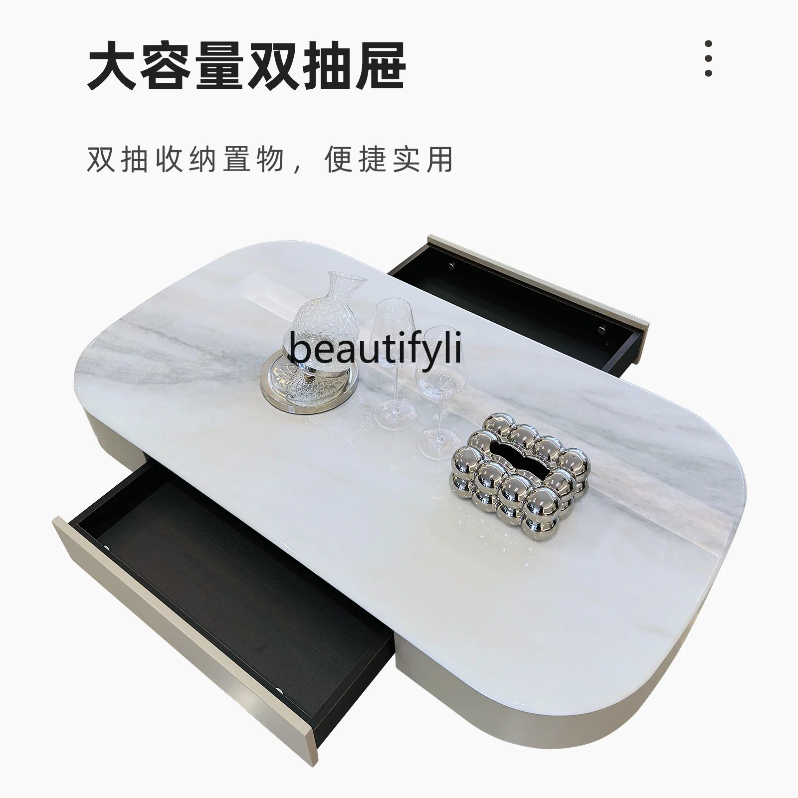 TTT New arrive Ancient coffee table in the living room, solid wood, new light luxury and high-end household cream style square
TTT New arrive Ancient coffee table in the living room, solid wood, new light luxury and high-end household cream style square
