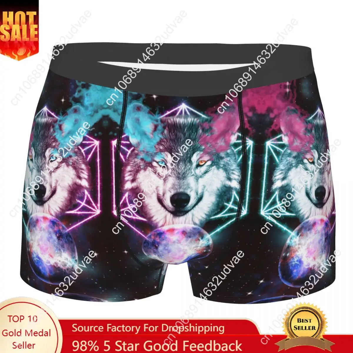 Animal Arts Wolf Nebula Celestial Underpants Cotton Panties Men's Underwear Print Shorts Boxer Briefs
Animal Arts Wolf Nebula Celestial Underpants Cotton Panties Men's Underwear Print Shorts Boxer Briefs