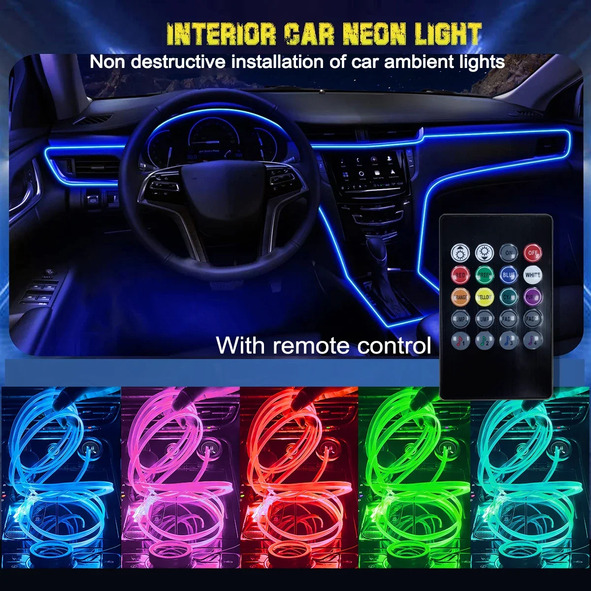 Party decoration lights Neon strips 12V USB 1M 3M 5M car EL Wire led strip Atmosphere light for DIY flexible AUTO interior Lamp
Party decoration lights Neon strips 12V USB 1M 3M 5M car EL Wire led strip Atmosphere light for DIY flexible AUTO interior Lamp