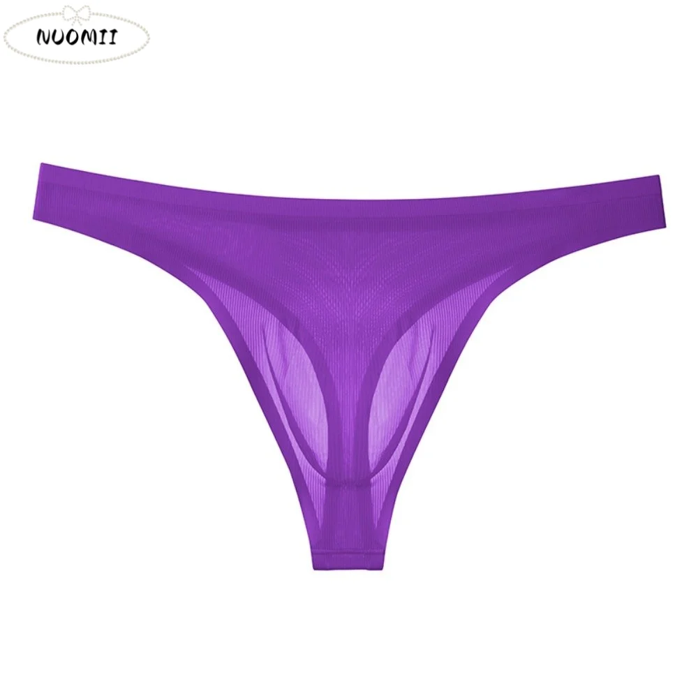 Breathable Low Waist Men Ice Silk Thongs Underpants Thin Strap Men's Panties Lingerie T-back Male Briefs Sports
Breathable Low Waist Men Ice Silk Thongs Underpants Thin Strap Men's Panties Lingerie T-back Male Briefs Sports
