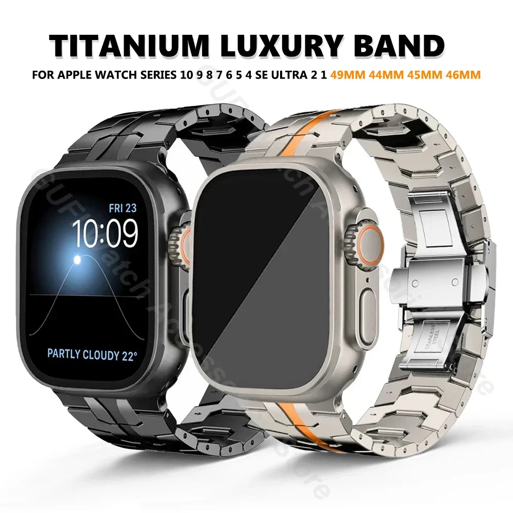 Титановый мужской браслет для Apple Watch Ultra 2 49 мм Series 10 9 8 7 46 мм 45 мм, роскошный ремешок для часов iWatch 6 5 Se 44 мм
Титановый мужской браслет для Apple Watch Ultra 2 49 мм Series 10 9 8 7 46 мм 45 мм, роскошный ремешок для часов iWatch 6 5 Se 44 мм