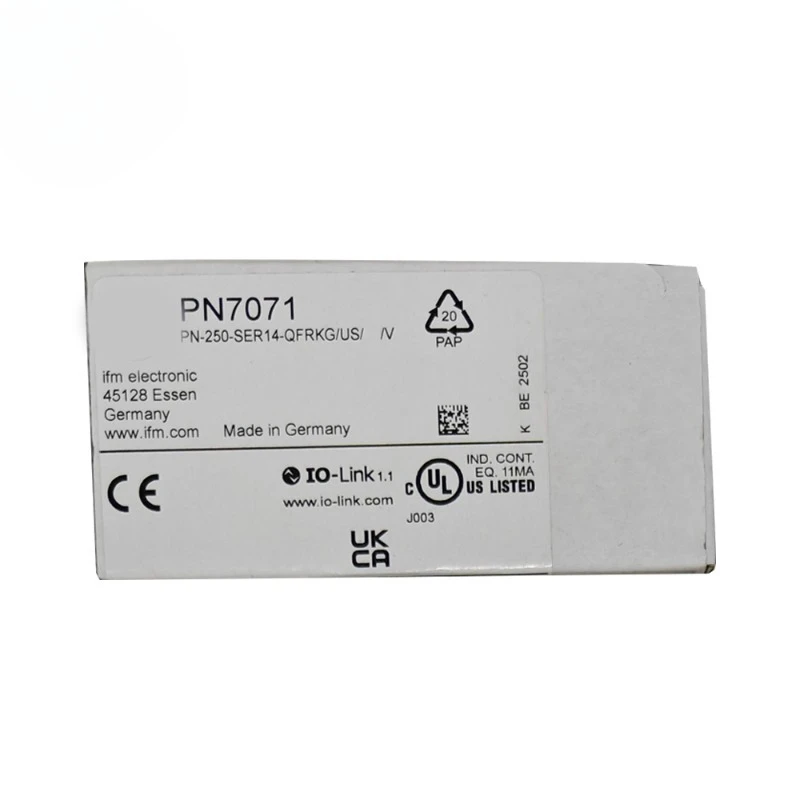 New Original IFM Electronic Sensor PN7071 Pressure Sensor PN7071
New Original IFM Electronic Sensor PN7071 Pressure Sensor PN7071