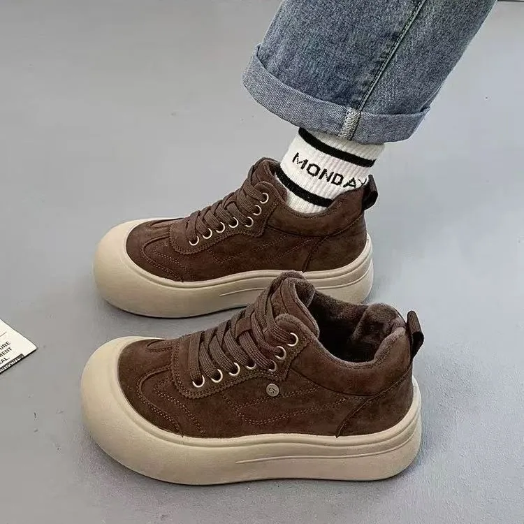 Women's Shoes New Thick Soled Casual Sports Board Shoe Lightweight German Training Shoes Cotton Shoes
Women's Shoes New Thick Soled Casual Sports Board Shoe Lightweight German Training Shoes Cotton Shoes