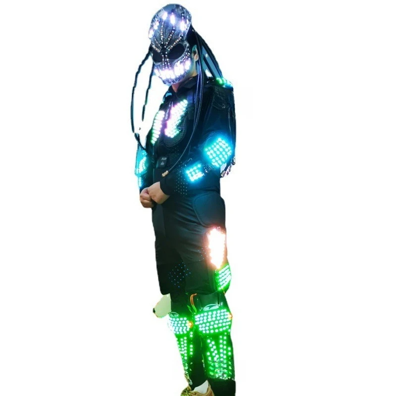 Helmet, Illuminated Armor LEDKTV Bar Stage Performance Costume
Helmet, Illuminated Armor LEDKTV Bar Stage Performance Costume