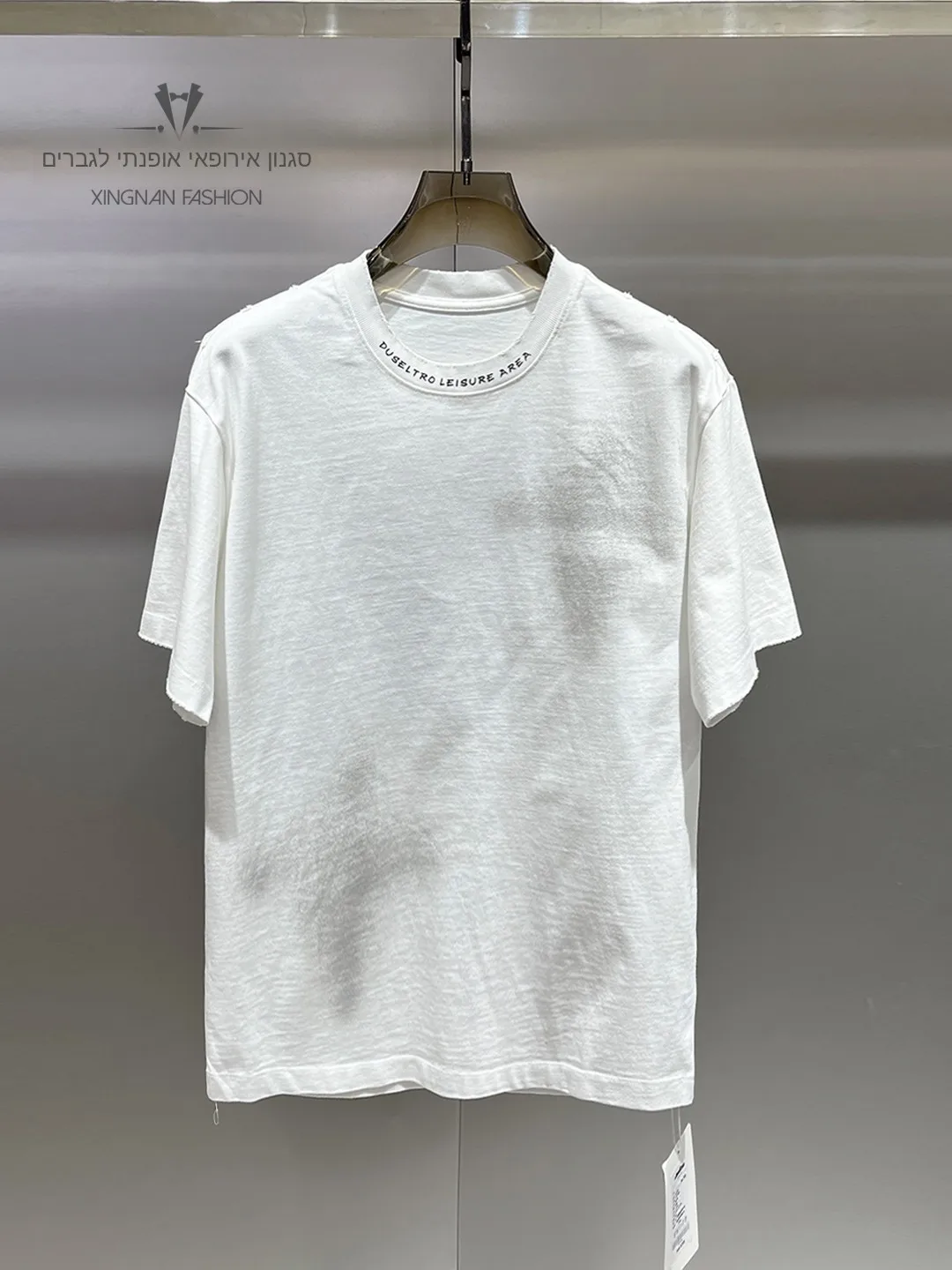Men's Loose Short Sleeve T-shirt round Neck Casual Letter Print Pure Cotton Versatile Trendy Brand Top Summer 2026
Men's Loose Short Sleeve T-shirt round Neck Casual Letter Print Pure Cotton Versatile Trendy Brand Top Summer 2026