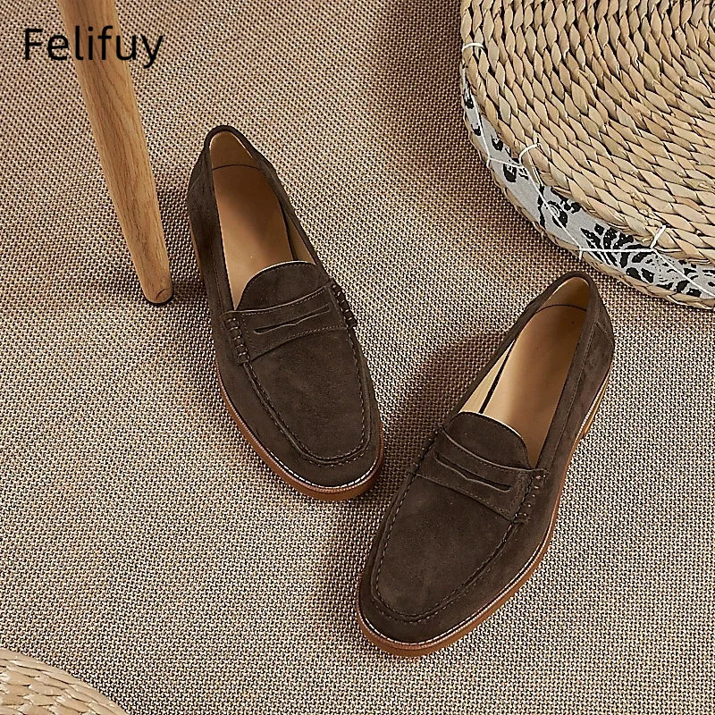 Brown High Quality Genuine Leather Flat Shoes Men Round Toe Slip-on Loafers Daily Comfort Outdoor Walk Shoes Man Zapatos Mujer
Brown High Quality Genuine Leather Flat Shoes Men Round Toe Slip-on Loafers Daily Comfort Outdoor Walk Shoes Man Zapatos Mujer