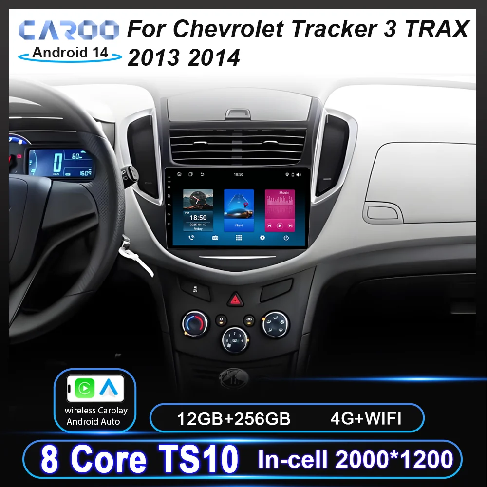 Car Radio Stereo Android For Chevrolet Tracker 3 TRAX 2013 2014 Auto Multimidia Player GPS Navigation wireless Carplay 2DIN DVD
Car Radio Stereo Android For Chevrolet Tracker 3 TRAX 2013 2014 Auto Multimidia Player GPS Navigation wireless Carplay 2DIN DVD