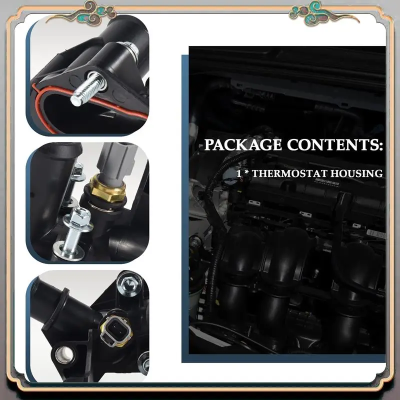 Reliable-7M5G-8K556-AC Cooling System Thermostat Housing For Ford Fiesta Focus 2012-2016
Reliable-7M5G-8K556-AC Cooling System Thermostat Housing For Ford Fiesta Focus 2012-2016