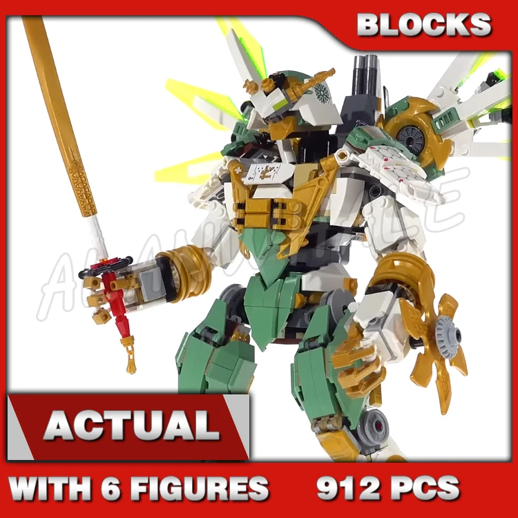 912pcs Shinobi Lloyd's Titan Mech Samurai Highly Posable Robot Detachable Flyer 11331 Building Block toys Compatible With Model
912pcs Shinobi Lloyd's Titan Mech Samurai Highly Posable Robot Detachable Flyer 11331 Building Block toys Compatible With Model