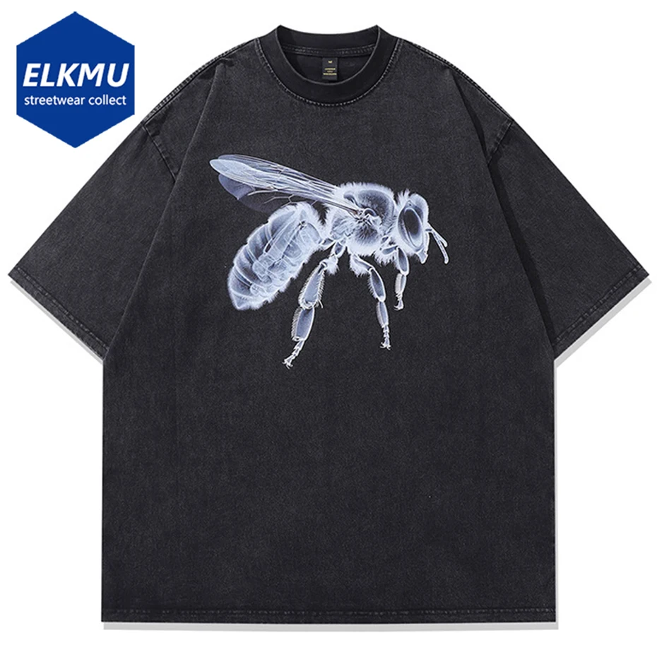 Vintage Black Oversized T-Shirt Bee Microscope Graphic Print Washed Tshirt Hip Hop Loose Punk Streetwear 2024 Harajuku Tee Tops
Vintage Black Oversized T-Shirt Bee Microscope Graphic Print Washed Tshirt Hip Hop Loose Punk Streetwear 2024 Harajuku Tee Tops
