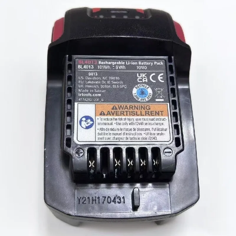 100% оригинал, 2500 мАч, 5000 мАч для Ingersoll Rand IQV20 20 В BL2012 BL2022 40 В BL4011 W5153 W7172 W7152, зарядное устройство для электроинструмента
100% оригинал, 2500 мАч, 5000 мАч для Ingersoll Rand IQV20 20 В BL2012 BL2022 40 В BL4011 W5153 W7172 W7152, зарядное устройство для электроинструмента