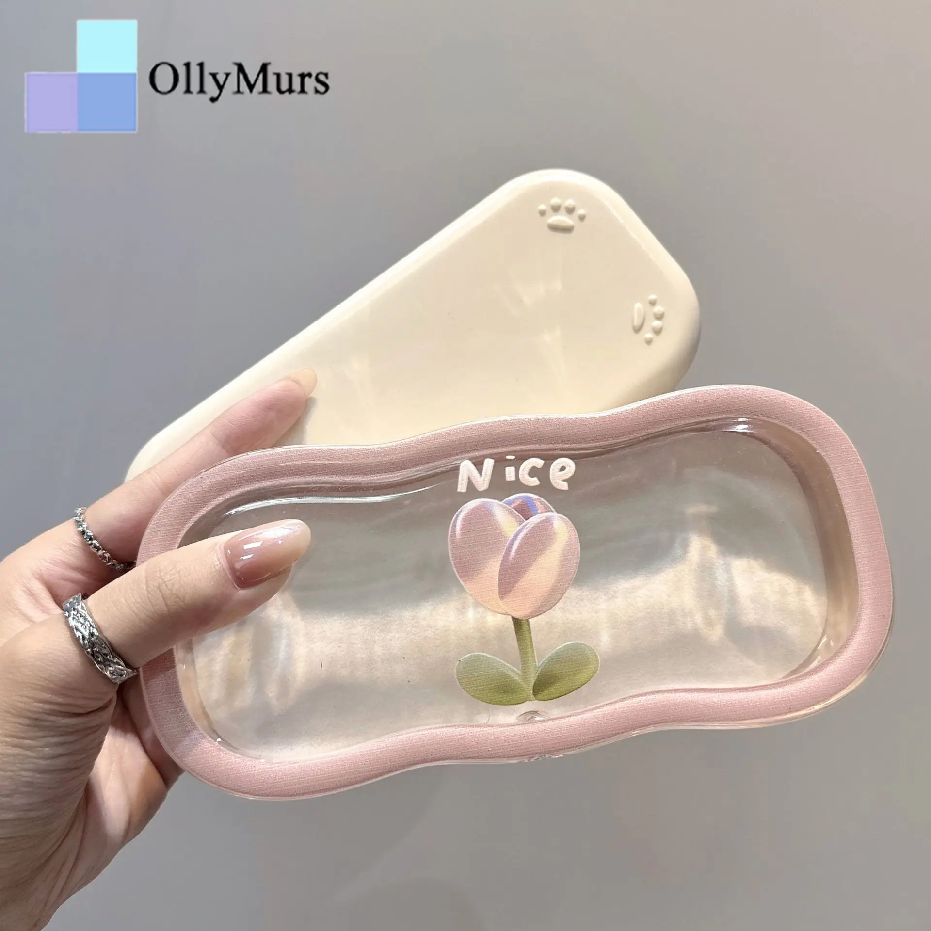 OLLYMURS Art Designer Custom Flower INS Transparent Myopia Glasses Case Niche Portable Sunglasses Storage Box Light Luxury Style
OLLYMURS Art Designer Custom Flower INS Transparent Myopia Glasses Case Niche Portable Sunglasses Storage Box Light Luxury Style