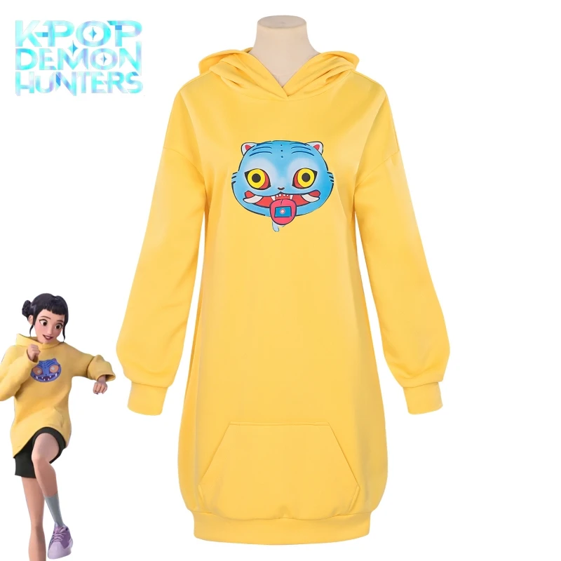Новинка 2025 года, мультяшный охотник на демонов Kpop Zoey, одежда для сна для косплея, пижама Derpy, костюм с капюшоном, женская одежда на Хэллоуин
Новинка 2025 года, мультяшный охотник на демонов Kpop Zoey, одежда для сна для косплея, пижама Derpy, костюм с капюшоном, женская одежда на Хэллоуин
