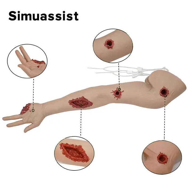 Tourniquet and Wound Packing Arm Trainer, Hemorrhage Control Arm Trainer
Tourniquet and Wound Packing Arm Trainer, Hemorrhage Control Arm Trainer