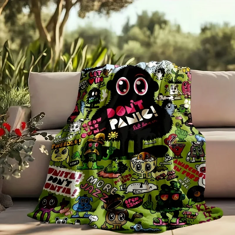1pc Cartoon Gorilla & Zombie Design Blanket - Soft Polyester, All-Season, Tear-Resistant, Hand or Machine Washable, Ideal for Ca
1pc Cartoon Gorilla & Zombie Design Blanket - Soft Polyester, All-Season, Tear-Resistant, Hand or Machine Washable, Ideal for Ca