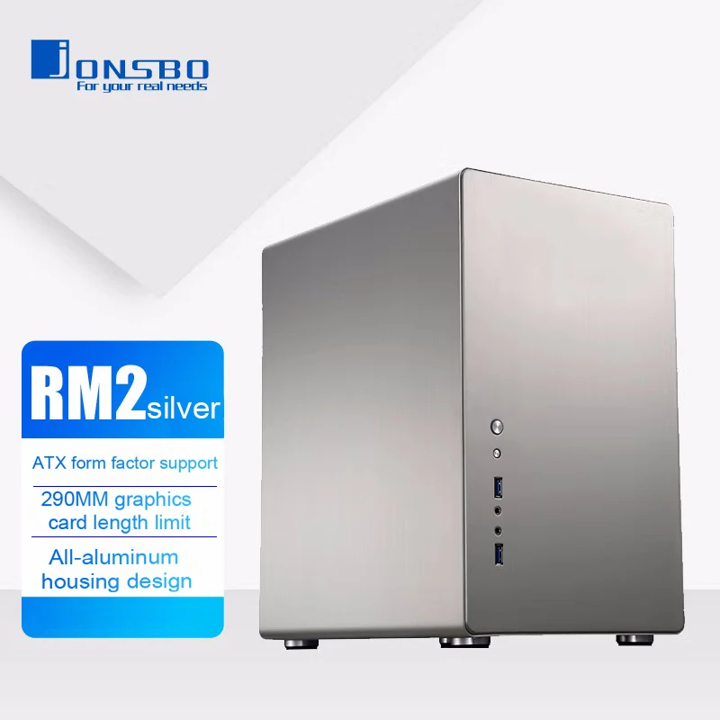 JONSBO RM2 all-aluminum MINI-ATX chassis supports ATX motherboard/95MM radiator/290MM long internal graphics card
JONSBO RM2 all-aluminum MINI-ATX chassis supports ATX motherboard/95MM radiator/290MM long internal graphics card