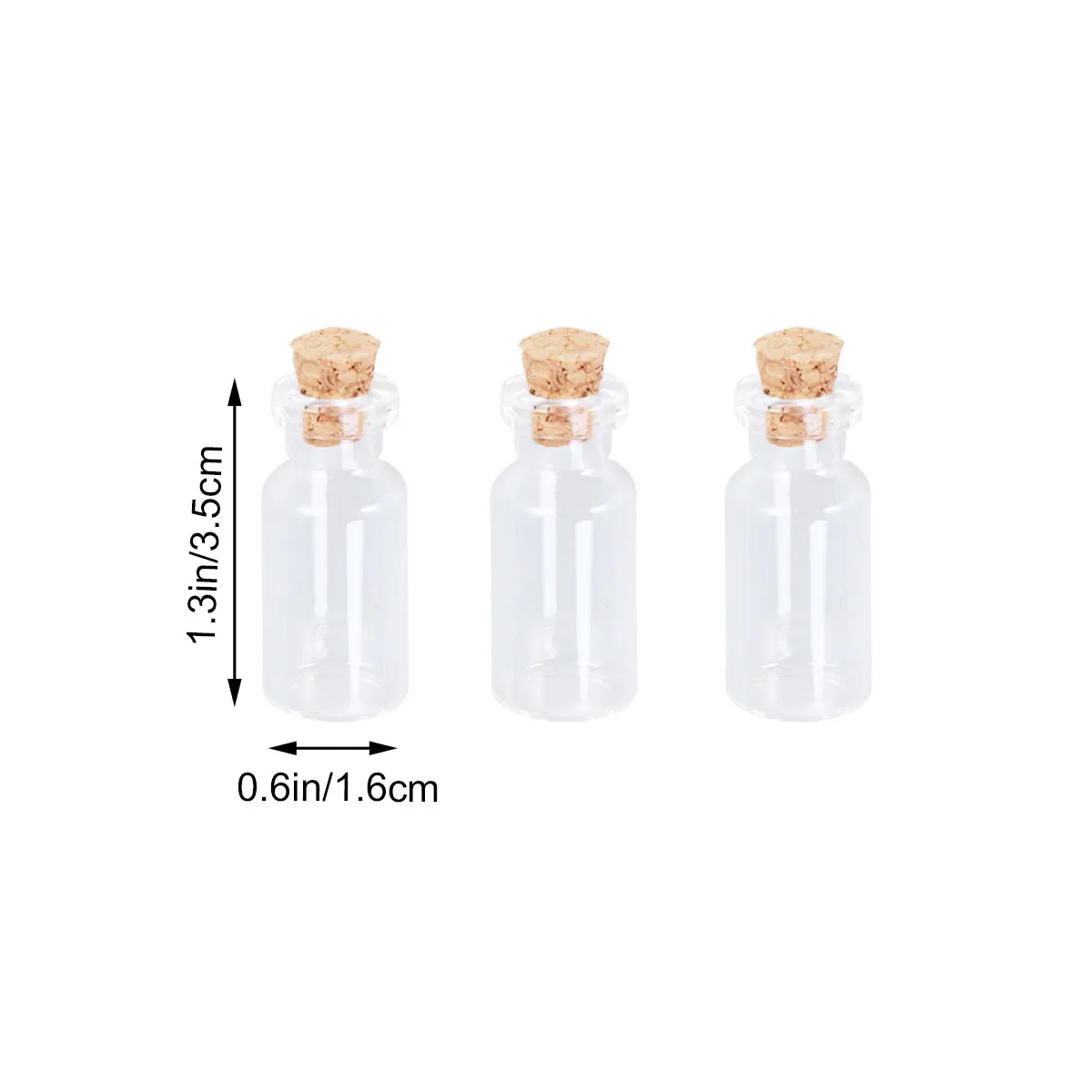 25 pcs Soft Cork Lids Clear Test Tubes With Lids Reusable Glass Test Tubes Storage Candy Teaching Lab Equipment
25 pcs Soft Cork Lids Clear Test Tubes With Lids Reusable Glass Test Tubes Storage Candy Teaching Lab Equipment