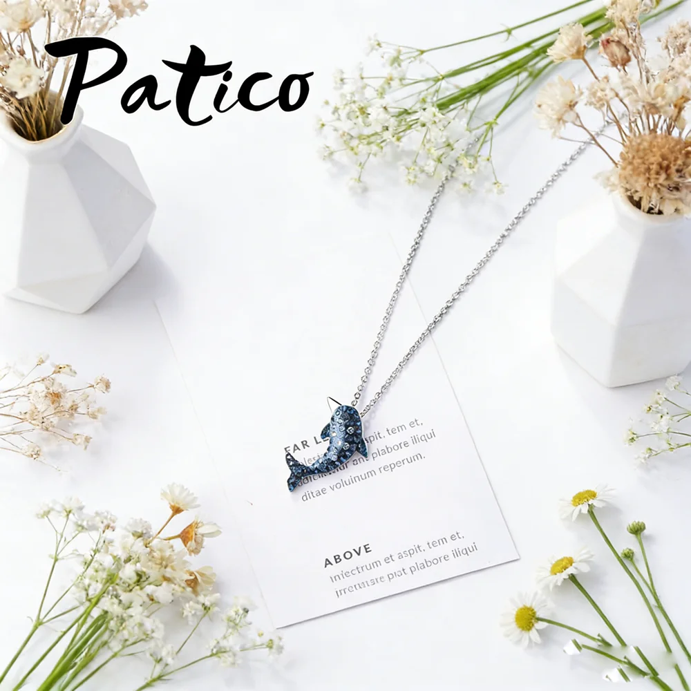 Элитные ювелирные украшения для женщин: высококачественное ожерелье с подвеской в форме дельфина из серебра 925 пробы с темно-синим кубическим цирконием
Элитные ювелирные украшения для женщин: высококачественное ожерелье с подвеской в форме дельфина из серебра 925 пробы с темно-синим кубическим цирконием