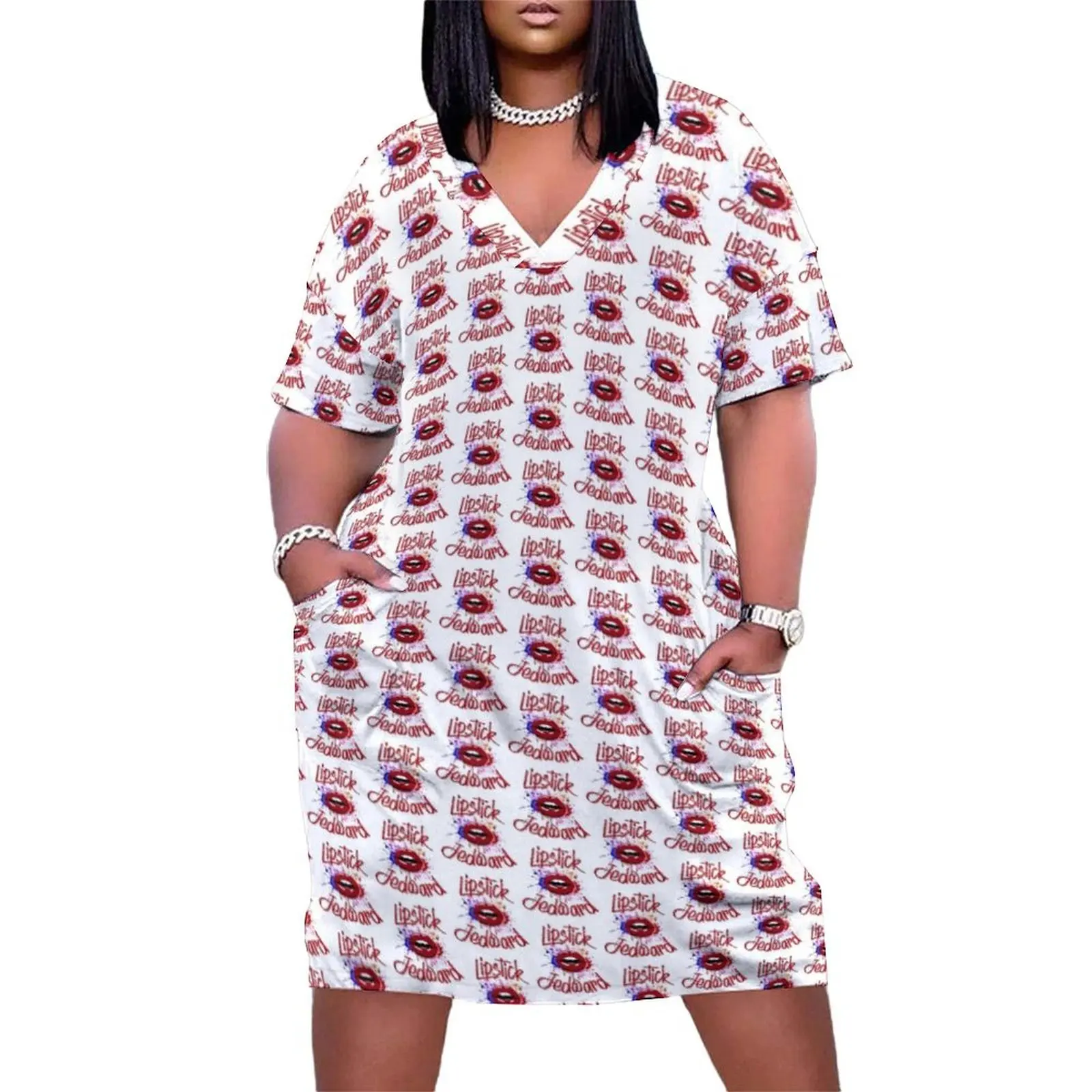 Lipstick - Jedward - Ireland - Eurovision 2011 EuroClub2023 Loose Pocket Dress Clothing Women's summer long dress
Lipstick - Jedward - Ireland - Eurovision 2011 EuroClub2023 Loose Pocket Dress Clothing Women's summer long dress
