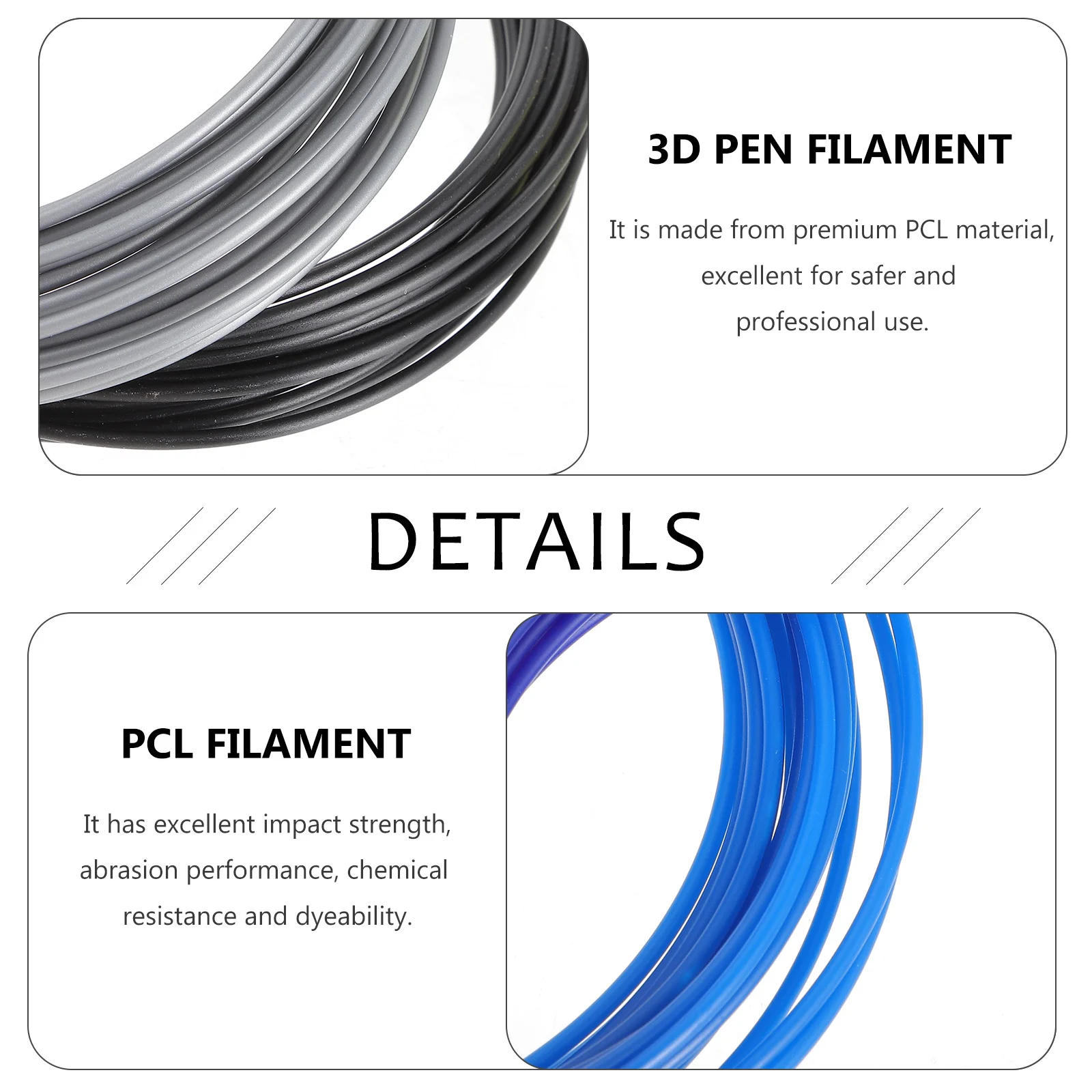 20 Pcs Printing Supplies 3d Pen Consumables Printer Filament Refills Abs Accessory
20 Pcs Printing Supplies 3d Pen Consumables Printer Filament Refills Abs Accessory