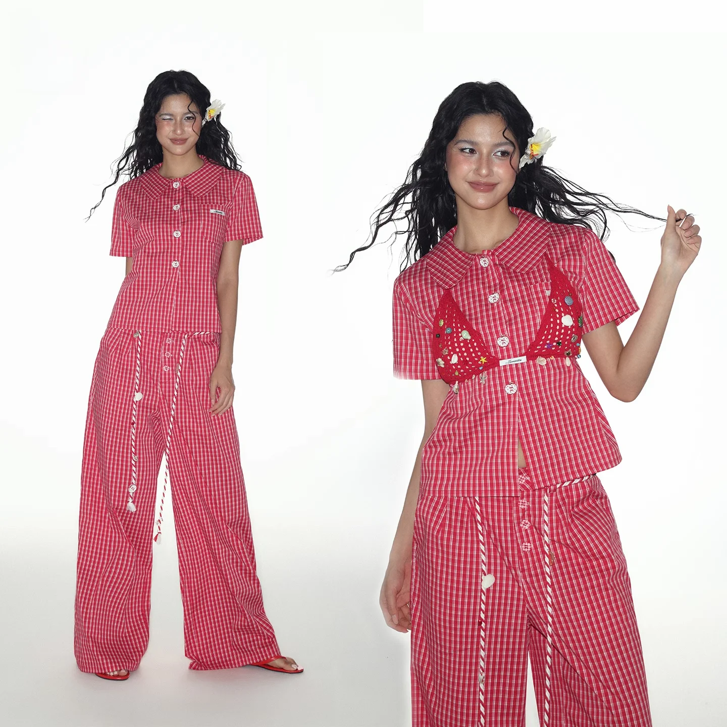Inconnounst Lazy Holiday Wide Leg Loose Cotton Pants Red id Escape Plan Casual Trousers for Women Summer 2025 China Made
Inconnounst Lazy Holiday Wide Leg Loose Cotton Pants Red id Escape Plan Casual Trousers for Women Summer 2025 China Made