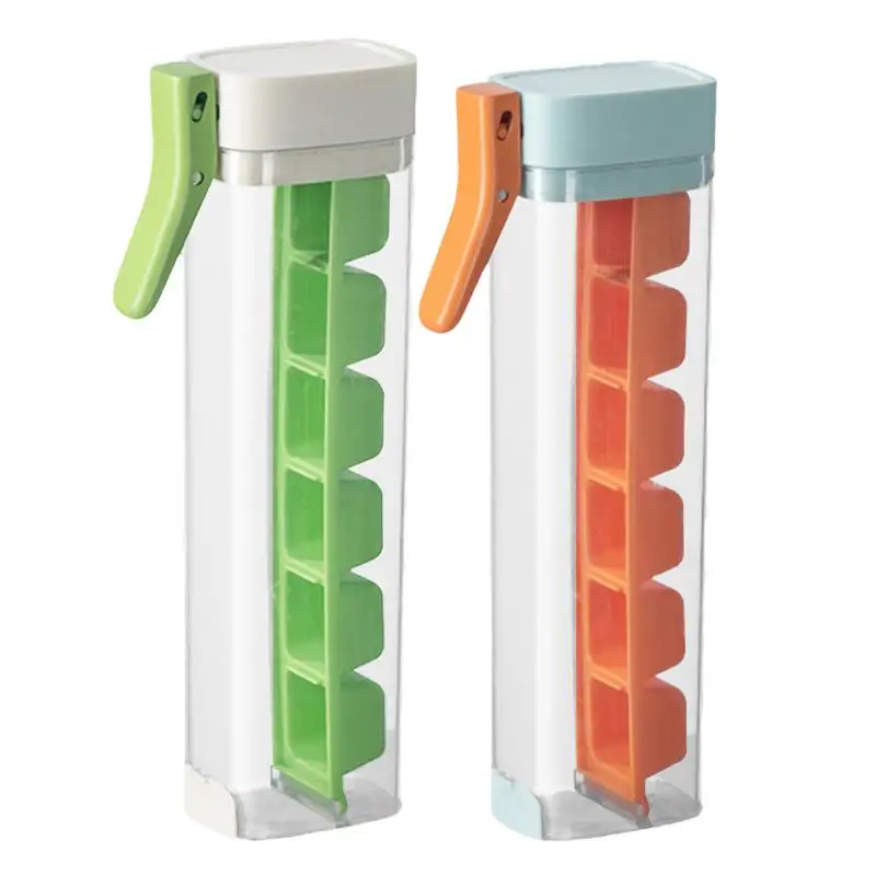 Силиконовые лотки для льда, 6 слотов, формы для пищевых кубиков льда, устойчивый к образованию льда, легко снимается, не прикасается, герметичный лоток для льда
Силиконовые лотки для льда, 6 слотов, формы для пищевых кубиков льда, устойчивый к образованию льда, легко снимается, не прикасается, герметичный лоток для льда