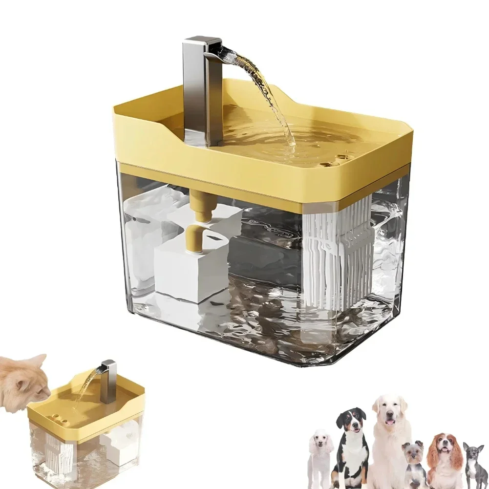 WUSB Automatic Water Drinking Fountain Dispenser live water circulation 1Cat Water Bowl Removable with Pump Water Filter Silent
WUSB Automatic Water Drinking Fountain Dispenser live water circulation 1Cat Water Bowl Removable with Pump Water Filter Silent