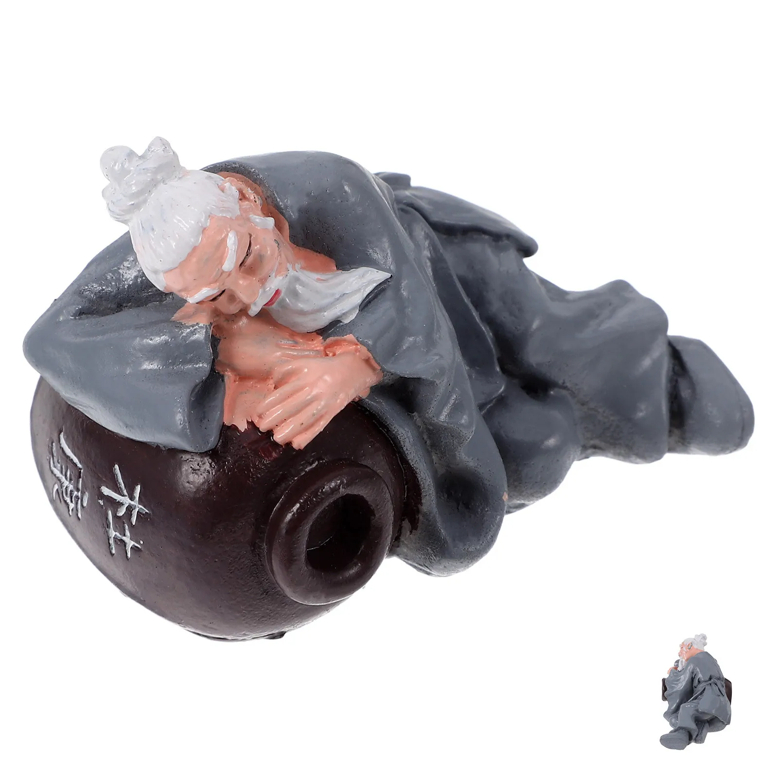 Ancient Drunk Elderly Resin Shrimp Hideouts Fish Tank Decorations Aquarium Terrarium Micro Landscape Ornament Garden Yard
Ancient Drunk Elderly Resin Shrimp Hideouts Fish Tank Decorations Aquarium Terrarium Micro Landscape Ornament Garden Yard