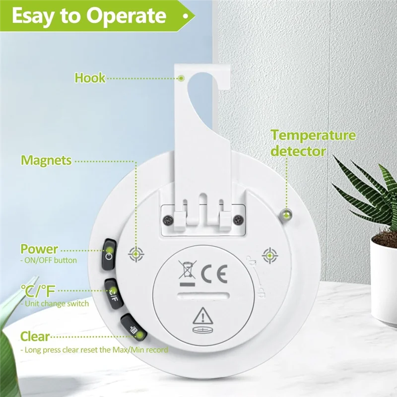 Small Digital Refrigerator Thermometer 2 Pack Cooler Thermometer Forrefrigerator, Freezer Scenes
Small Digital Refrigerator Thermometer 2 Pack Cooler Thermometer Forrefrigerator, Freezer Scenes