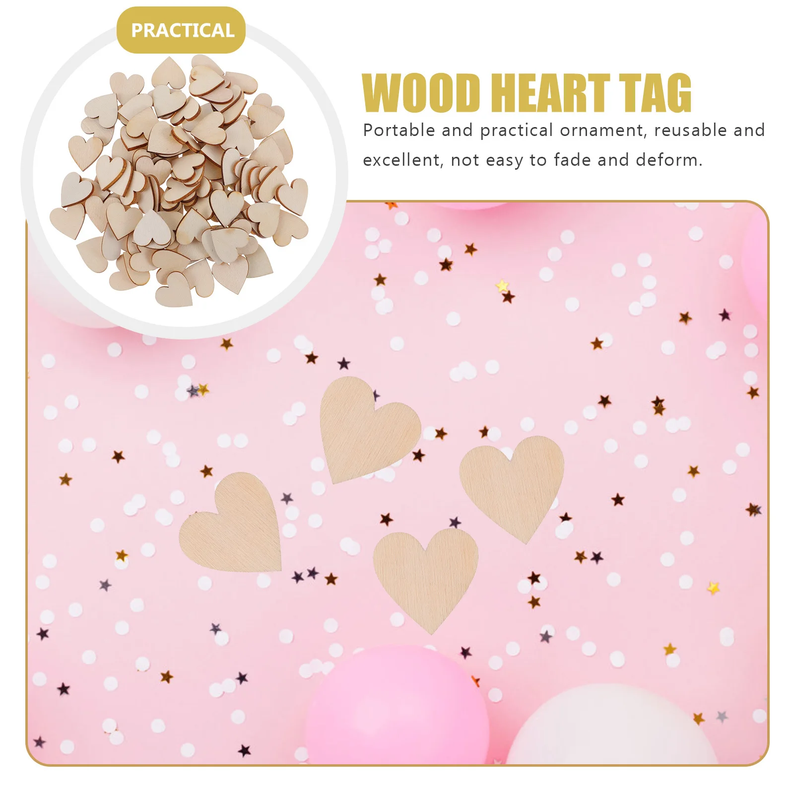 300pcs Wooden Heart Shapes Unfinished Wood Slices For Diy Crafts Material Kids Art Projects Holiday Wedding Party Decorative
300pcs Wooden Heart Shapes Unfinished Wood Slices For Diy Crafts Material Kids Art Projects Holiday Wedding Party Decorative