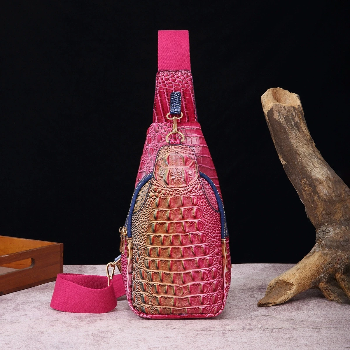 Classic crocodile pattern hook buckle with 3 layers practical women's chest bag crossbody bag sling bag sac banane femme сумка
Classic crocodile pattern hook buckle with 3 layers practical women's chest bag crossbody bag sling bag sac banane femme сумка