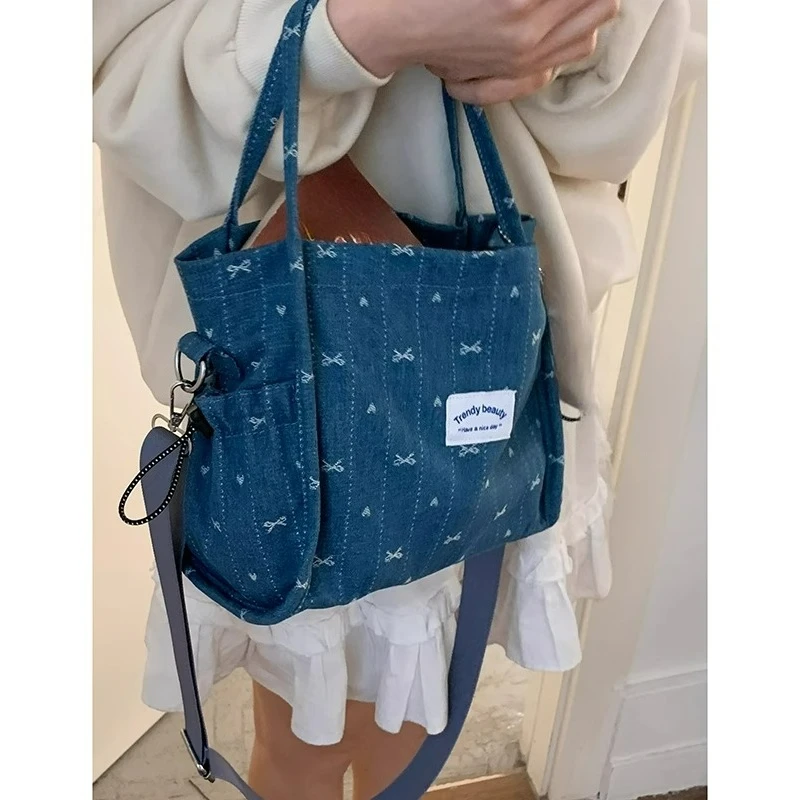 Cowboy Canvas Bag for Women 2025 New Korean Bucket Versatile Handbag Crossbody Bags
Cowboy Canvas Bag for Women 2025 New Korean Bucket Versatile Handbag Crossbody Bags