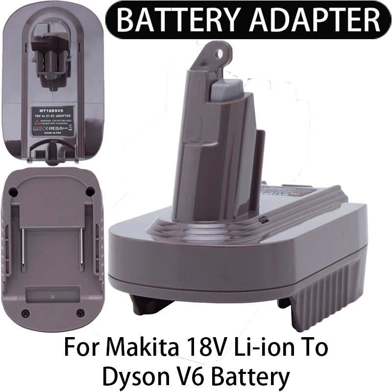 Battery Adapter/Converter for Dyson V6 Vacuum Cleaner Tool for Makita 18V Li-ion Battery Adapter Power Tool Accessories
Battery Adapter/Converter for Dyson V6 Vacuum Cleaner Tool for Makita 18V Li-ion Battery Adapter Power Tool Accessories