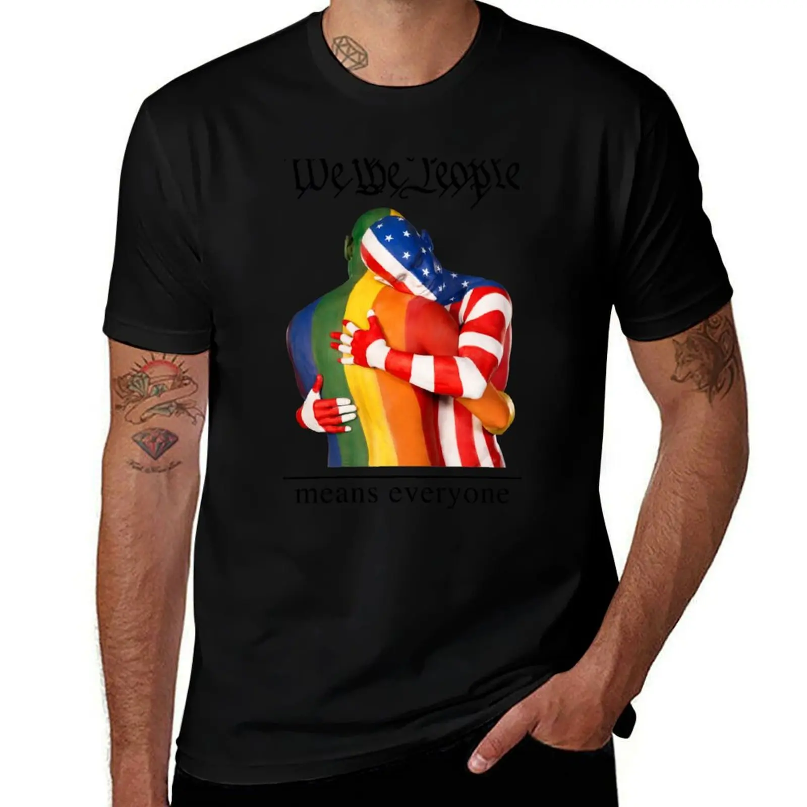 We The People Means Everyone One (to print on light colors) T-Shirt man t shirt graphic T-Shirt
We The People Means Everyone One (to print on light colors) T-Shirt man t shirt graphic T-Shirt