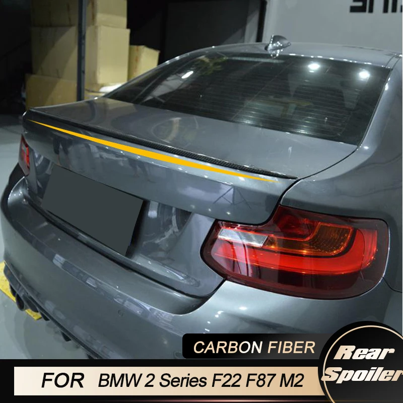 Car Rear Trunk Wing Spoiler Wings for BMW 2 Series F22 F87 M2 Coupe 2014-2017 Rear Spoiler Boot Lid Wing Lip Carbon Fiber
Car Rear Trunk Wing Spoiler Wings for BMW 2 Series F22 F87 M2 Coupe 2014-2017 Rear Spoiler Boot Lid Wing Lip Carbon Fiber