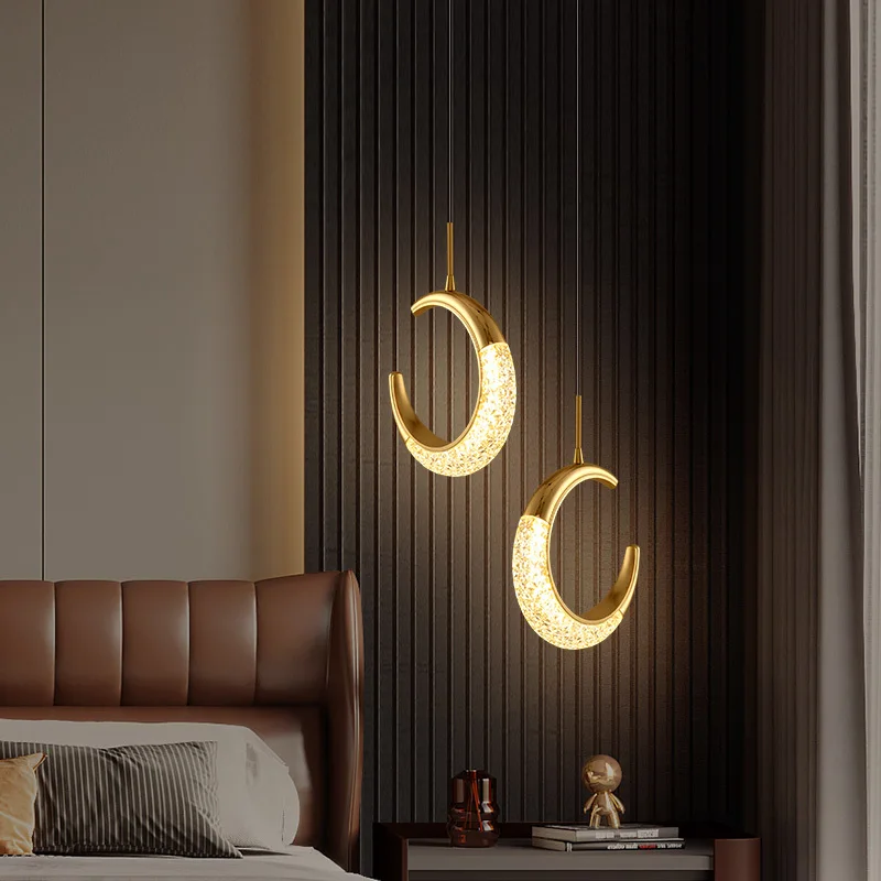 Bedroom Bedside Pendant Lights Simple Modern Personality Living Room Background Light Luxury Room Single Head Small Chandelier
Bedroom Bedside Pendant Lights Simple Modern Personality Living Room Background Light Luxury Room Single Head Small Chandelier